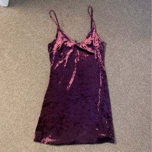 Forever 21 red velvet dress